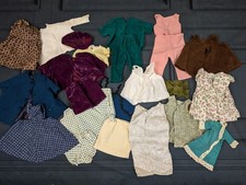 Vintage Doll Clothes Lot 50's 60's Dresses Coats Hats 17 Outfits and Pieces