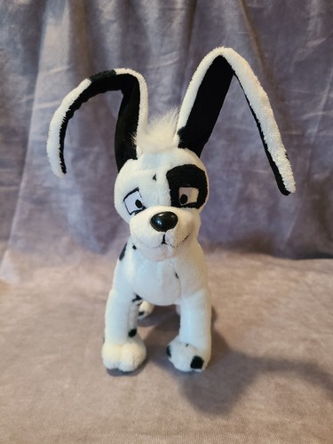 Neopets Spotted Gelert Plush 7” White And Black Plush Stuffed Animal 2004 Vtg