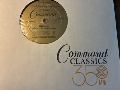 Gold Label  Command Classics LP   Beethoven Symphonie Nr.1 & Nr.2   Steinberg  