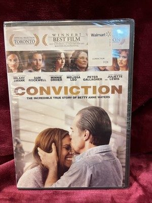 NEW! Conviction (DVD, 2010) Hilary Swank Sam Rockwell Minnie Driver Sealed