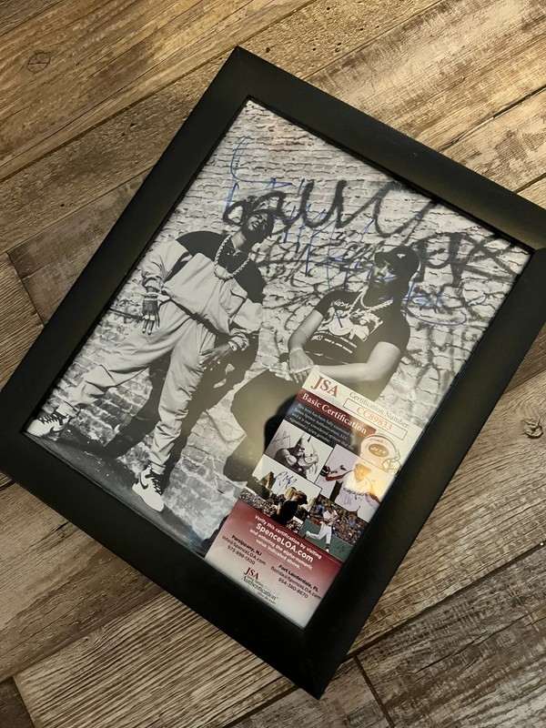Rap Icon Rakim Signed Photo, JSA Certified