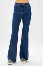 Judy Blue High Waist Tummy Control Flare Jeans With Sorbtek Moisture Control