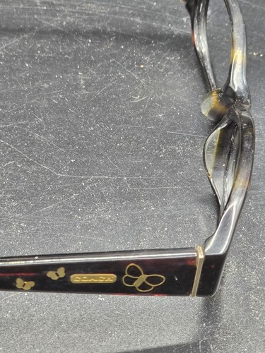 Coach Paulina 575 Womens Eyeglasses Tortoise Authentic - Picture 5 of 9