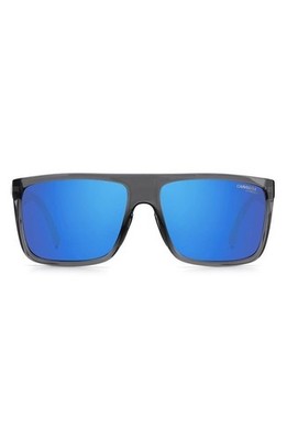 New Carrera Eyewear Men 58mm Gradient Polarized Rectangular Sunglasses Authentic