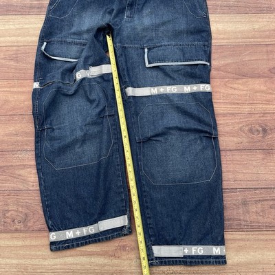 Vintage Marithe Francois Girbaud Blue Jeans Size 42 Gray Shuttle