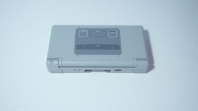 Nintendo DS Lite Nintendo Super Famicom SFC SNES Gray Handheld System w/ Charger