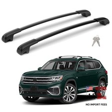 300LBS Lockable Roof Rack Cross Bars Compatible with Heavy 2017-2026 VW Atlas