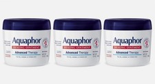 Aquaphor Healing Ointment Advanced Therapy, Skin Protectant 14 oz Pack of 3