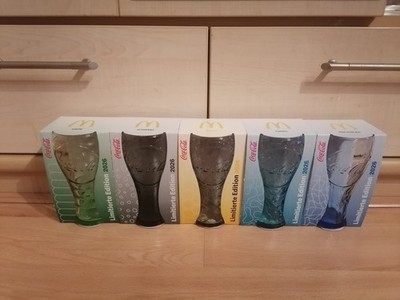 MC Donalds Coca Cola Gläser 2026 5er Set Vollständig NEU&OVP Limited Edition
