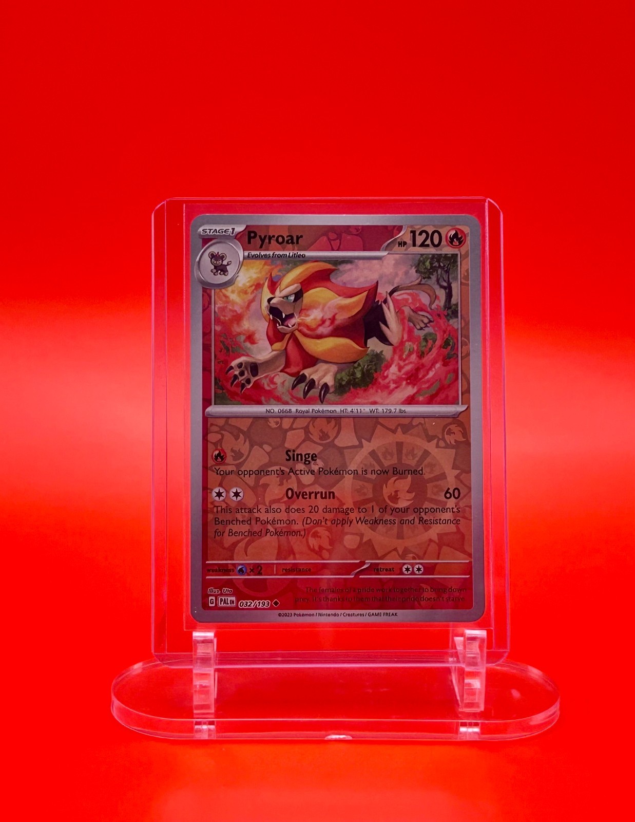 Pyroar; Paldea Evolved 32/193 Reverse Holo Uncommon