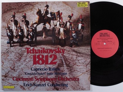 TCHAIKOVSKY 1812 / Capriccio Italien ERICH KUNZEL - TELARC LP NM gatefold A504