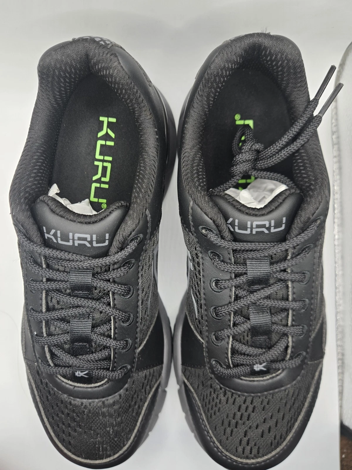 Kuru Quantum Womens Size 9.5 WIDE Black/Slategray Athletic Walking Shoes
