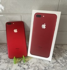Apple iPhone 7 Plus 128GB Unlocked Red Excellent Condition No Sim W/Box