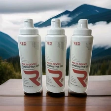 (3 Pack) Red Microcurrent Conductive Gel Hypoallergenic 8.45 Oz 250ml .B0,3