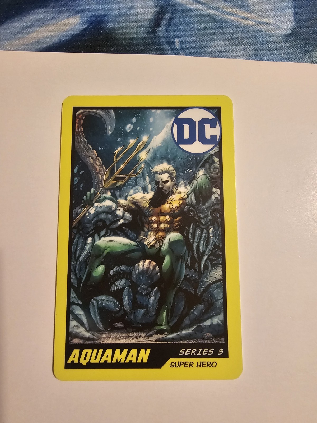 Aquaman Series 3 Arcade Card #005 DC Comics EX