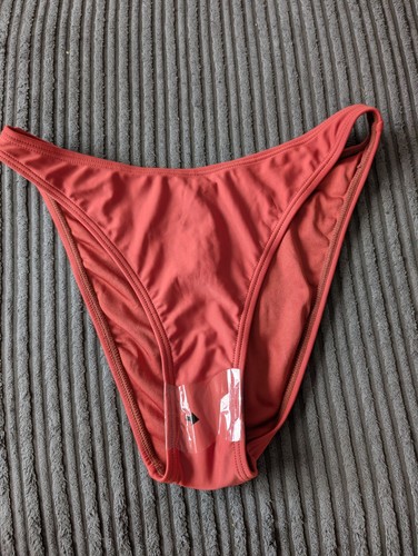 South Beach fondo bikini arancione bruciato taglia 10 (T28)