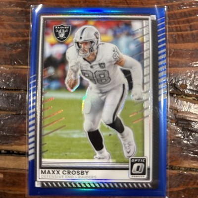 2025 Panini Donruss Optic - Maxx Crosby #183 Blue Prizm /249
