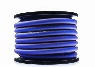 AMERICAN BASS VFL 1/0 Gauge OFC Wire 50ft Roll Black