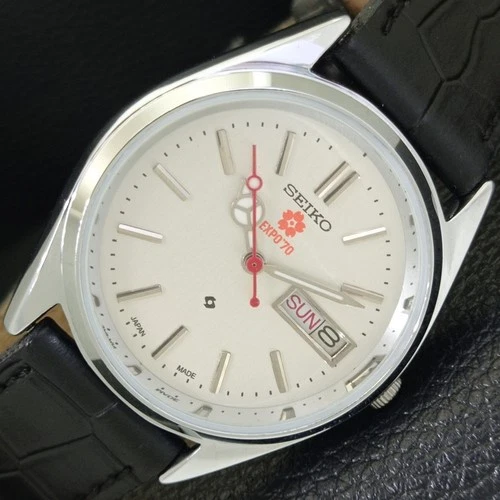 VINTAGE REFURBISHED SEIKO EXPO 70 AUTOMATIC 6309A JAPAN MENS WATCH a441921-1