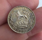 1924 George V Sixpence — photo from another recent sale