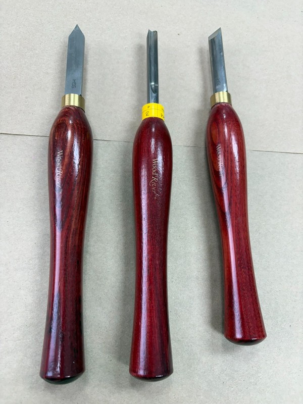 WOODRIVER 3-Piece Pen Turning Tool Set Only used a few times. Sharpened once