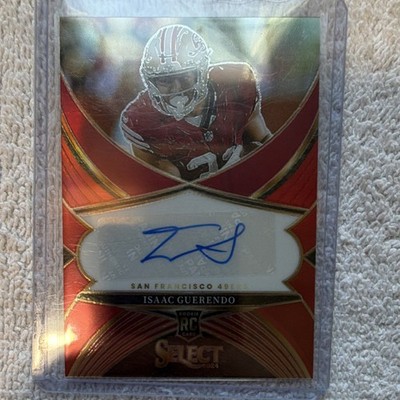 Panini 2024 Select Signatures Isaac Guerendo RC Auto Red Prizm /75 SSP-IGO