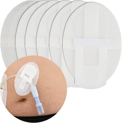 Peritoneal Dialysis PD Catheter Holder Adhesive Patch Stabilization Device for P