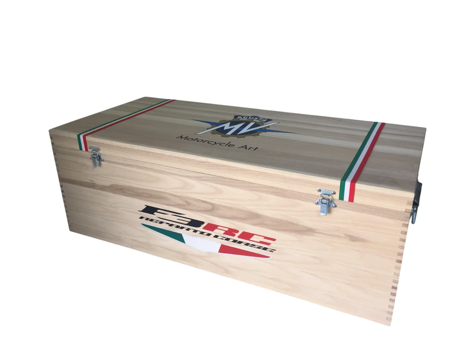 Caja de accesorios MV Agusta F3 RC Reparto Corse Racing madera original Foto 3 de 4