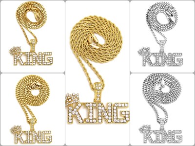 ミュージシャン CROWN NECKLACE GOLD ミュージシャン CROWN NECKLACE GOLD King Crown Gold Plated