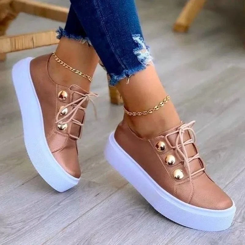 Zapatos Mujer Verano Moda Casual Suela Gruesa Deportes Antideslizantes  Pequeños