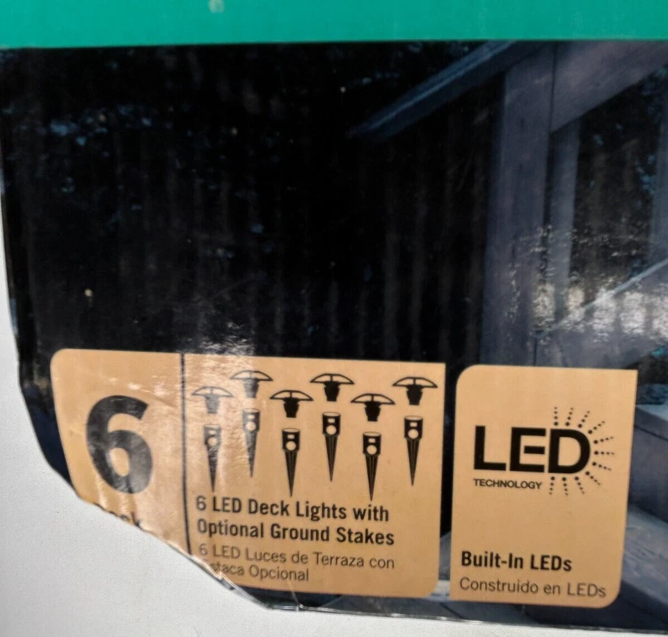 Malibu 8401-2430-06 Low Voltage 6-Pack LED Deck Light Fixture Landscape Outdoor - Image 3 of 4