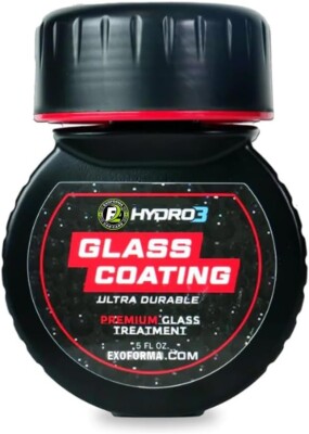 Hydro3 Glass Coating - Hydrophobic Glass Coating for Windshield - Durable Water