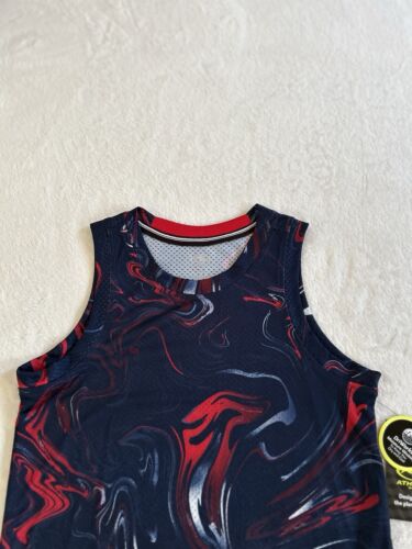 Athletic Works Boys Blue Cove DriWorks Durable Basketball Tank Top Size S (6-7) - Picture 6 of 14