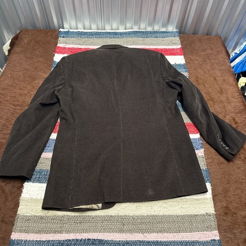 Chaps Brown Corduroy Cotton Blazer Mens 44L - Picture 9 of 10