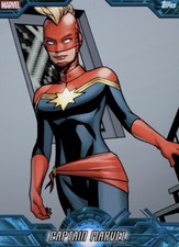 [DIGITAL] Topps Marvel - Captain Marvel - 2023 23 S1 Tier 7 Sapphire Fusion Base