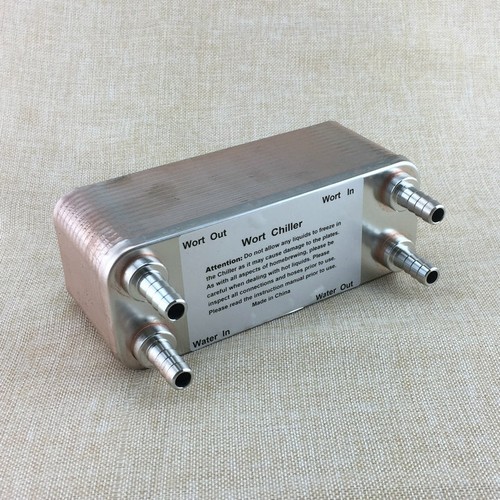 Stainless Steel Homebrew Beer 30Plates Wort Chiller Plate Heat