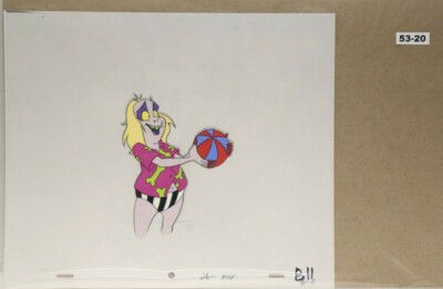Beetlejuice Original Production Drawing And Cel 53-20 Used Cond.