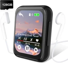 128GB MP3 Player with Bluetooth 5.3, Portable Digital Lossless Music Player with