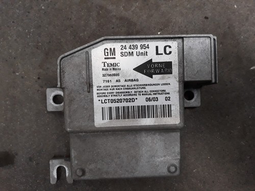 OPEL CORSA C Steuergerät Airbag Airbagsteuergerät Crahsensor  24439954 LC 2000 -