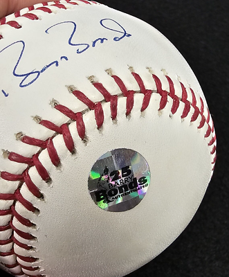 Rare BARRY BONDS Signed Official MLB Baseball-PITTSBURGH PIRATES