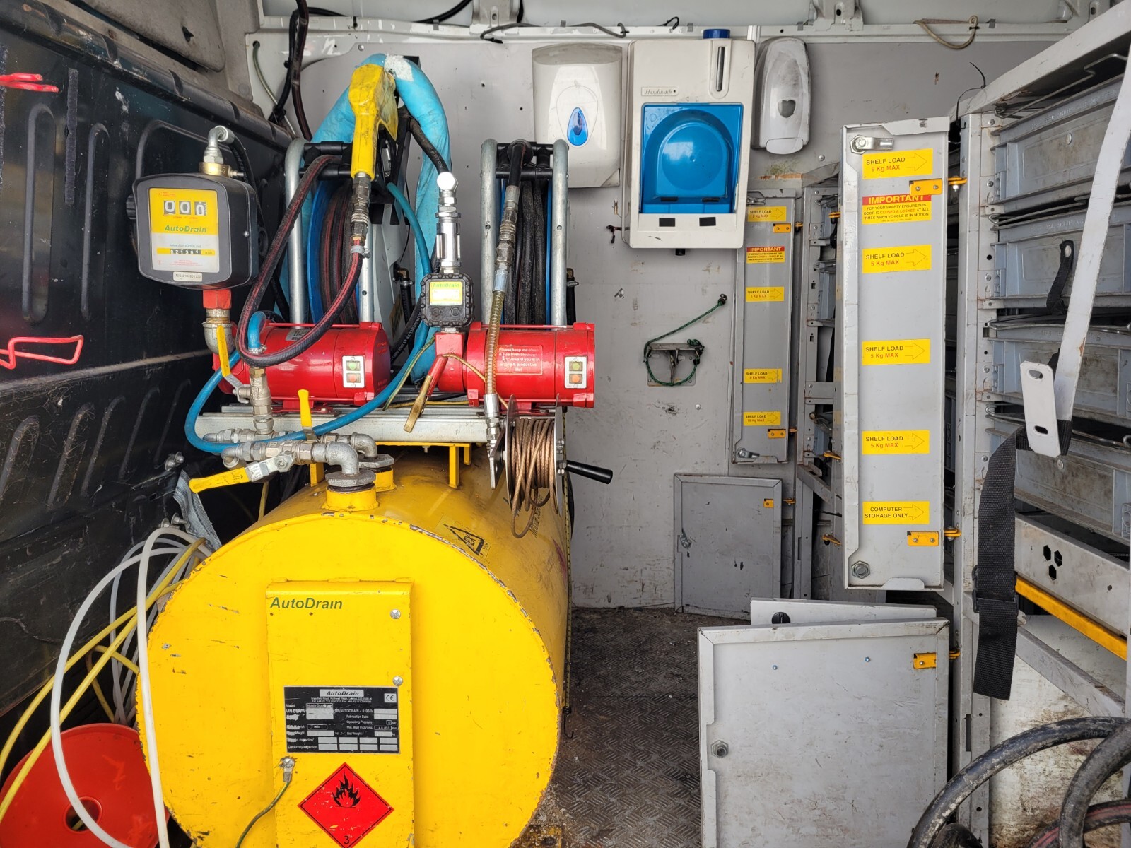 FUEL DRAIN VAN SERVICE RECOVERY RDT CRT MIS FUEL FITTERS sale + vat eBay