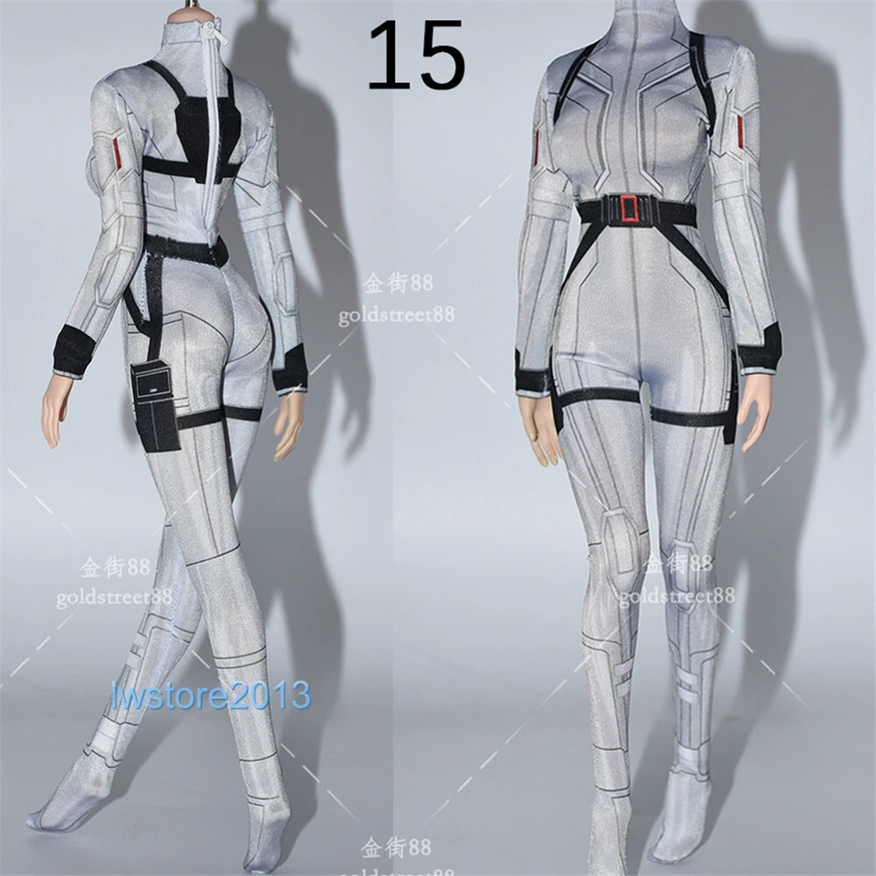 Body Viuda Negra 1:6 Medias Ropa Para 12" Mujer PH TBL Figura de Acción Cuerpo Foto 4 de 4