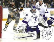 Signed 8x10 MATHIEU GARON Tampa Bay Lightning Autographed Photo w/COA