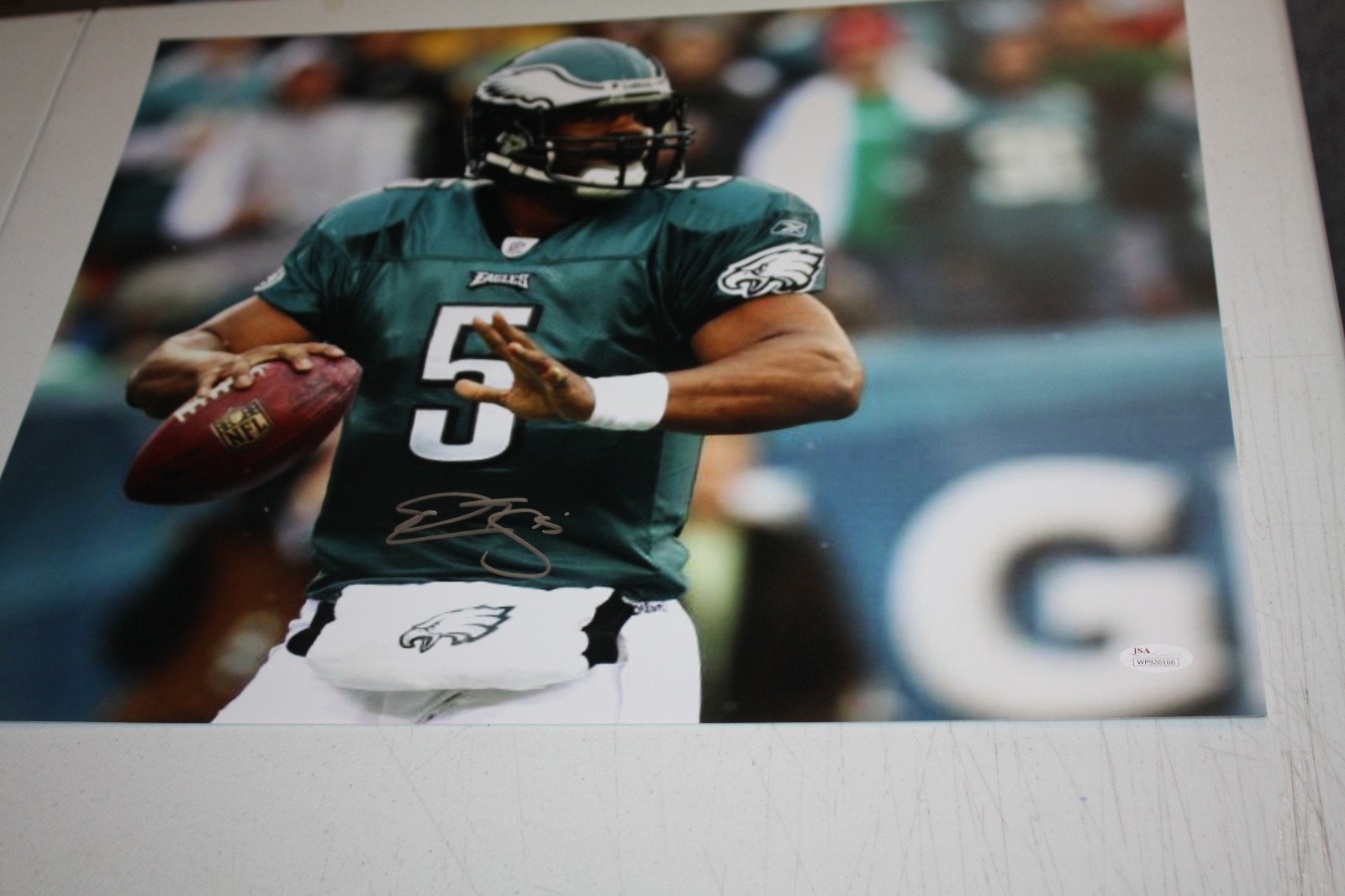 PHILADELPHIA EAGLES DONOVAN MCNABB #5 QB SIGNED AUTO 16X20 PHOTO ALL PRO JSA    