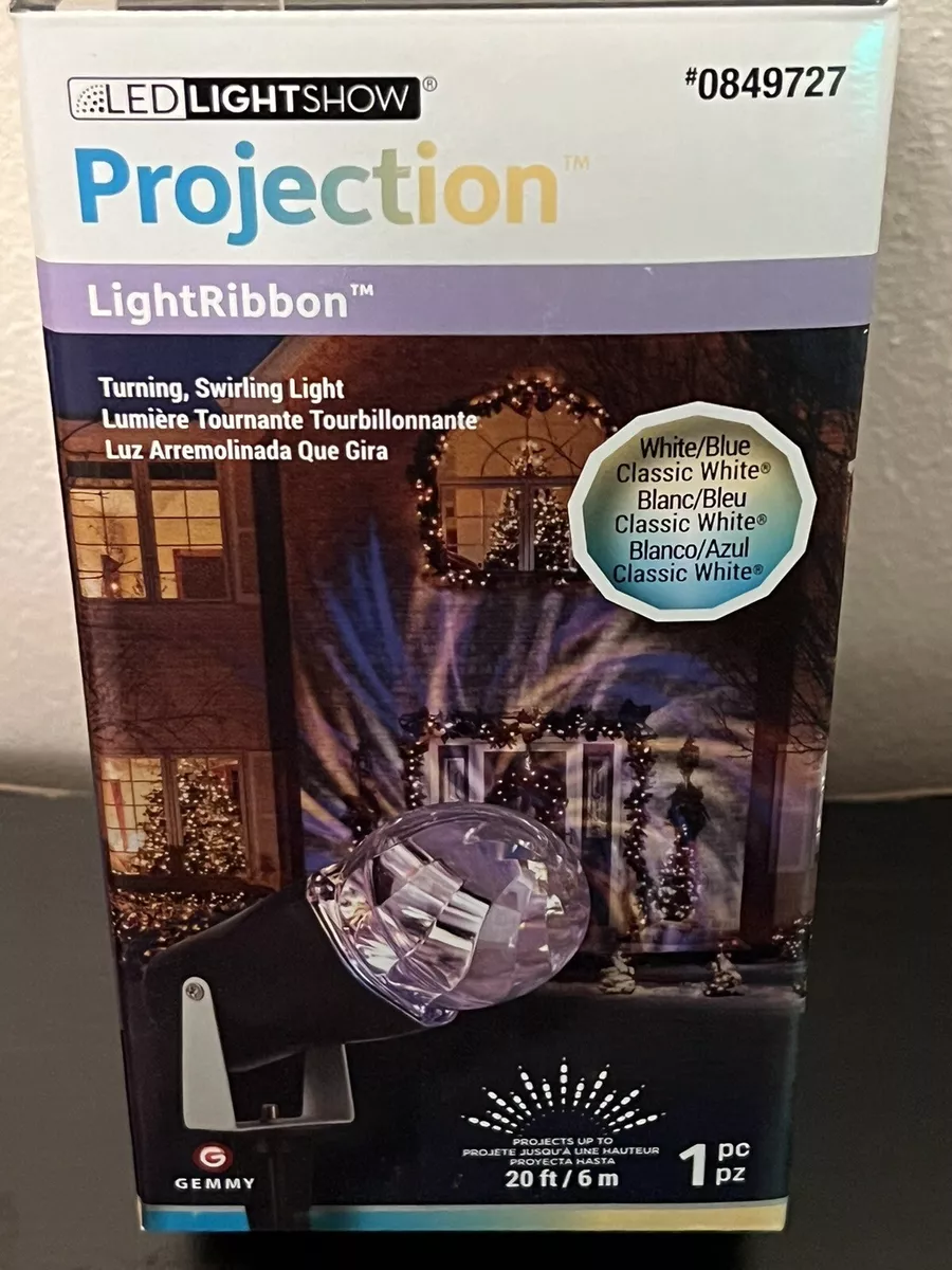 Gemmy blue led sale spotlight