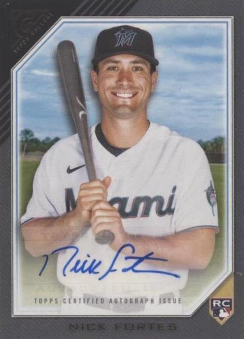 2022 Topps Gallery - Rookie Autographs Nick Fortes #RA-NF (AU, RC) for ...