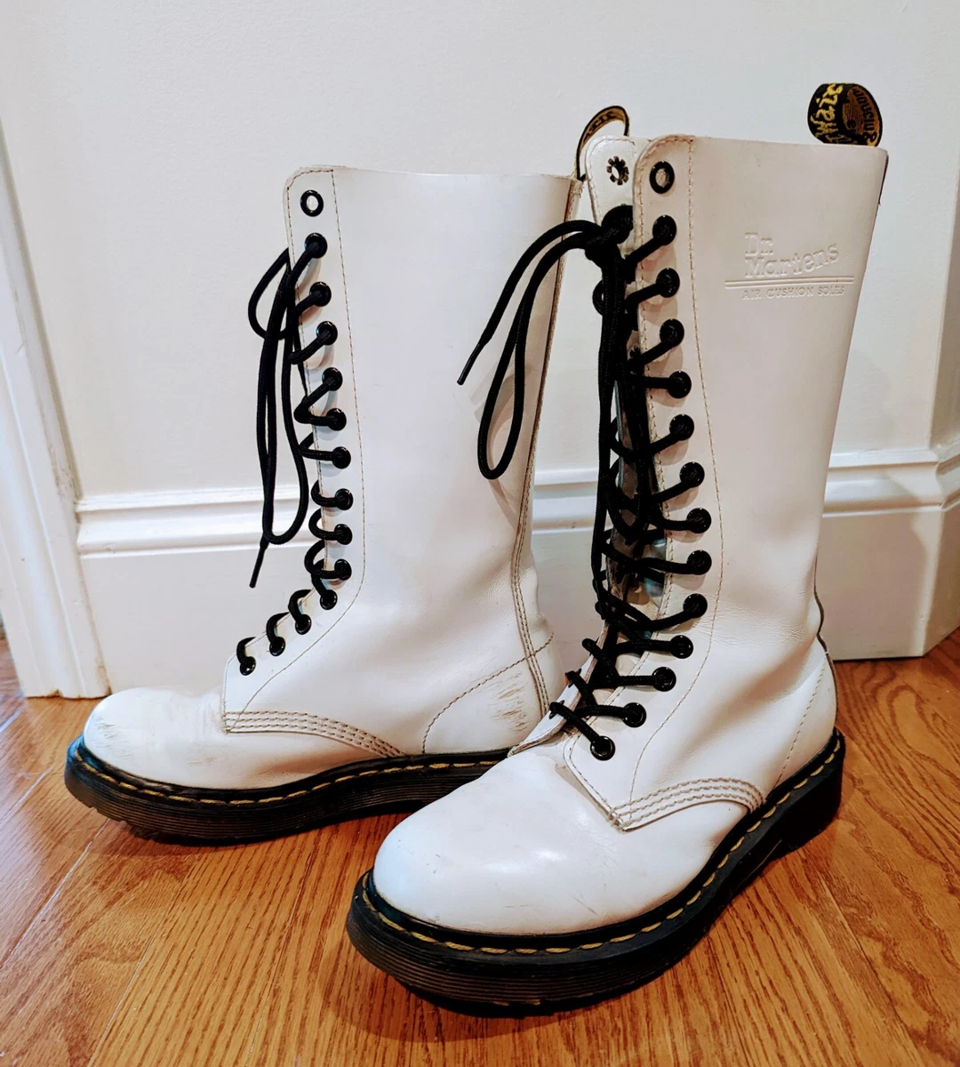 Dr martens womens store white boots
