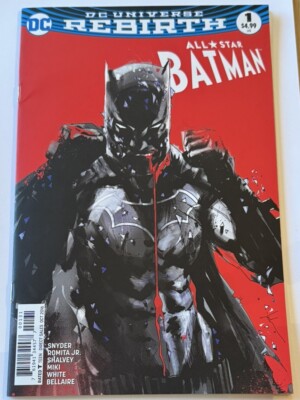 All Star Batman Vol. 1 # 1 - DC Rebirth - 2016 - Variante - Jock - NM
