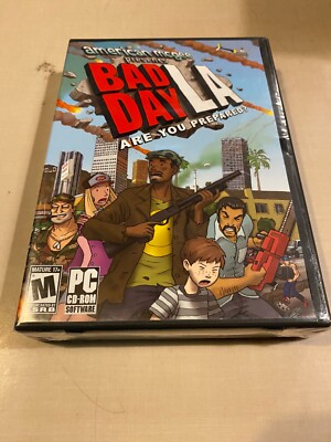 Bad Day L.A. Computer PC/CD-Rom Game NEW/SEALED (American Mcgee) MATURE