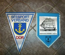 SSV Original Wimpel Seesport Verband der DDR Segelschulschiff Danmark